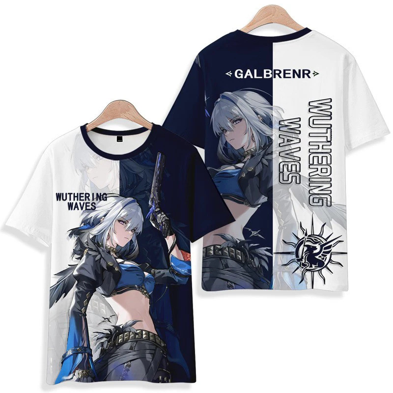 คอสเพลย์เสื้อยืด 3D พิมพ์อนิเมะ สไตล์ Harajuku Y2K สำหรับหนุ่มสาวในฤดูร้อน