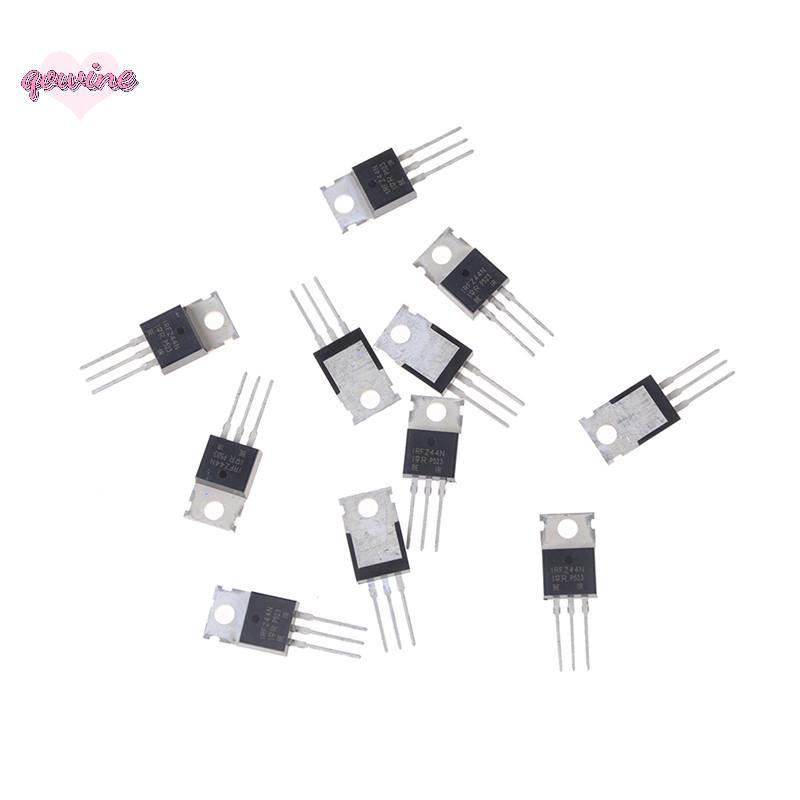 [qowine] 10 ชิ้น 55V 49A IRFZ44N IRFZ44 Power ทรานซิสเตอร์ MOSFET N-Channel TH