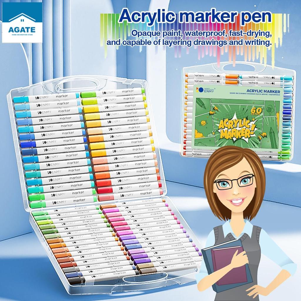 OHAYO DesignPainting Markers Manga Sketching Markers Art School Supplies ปากกามาร์กเกอร์ถาวร