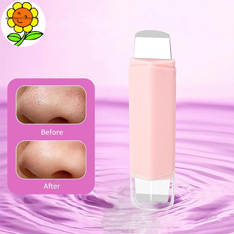 SUNSHOP Double Headed Facial Blackhead Removal เครื่องมือ Face Scraper สําหรับทําความสะอาดลึก Face Spatula จมูก Whitehead Remover Skin Care เครื่องมือ TH