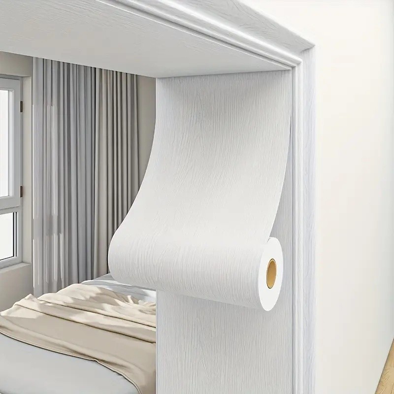 1PC 20CMX5M Wood Stripe DIY Self Adhesive PVC Wallpaper Renovation Cabinets Furniture Wall Sticker H