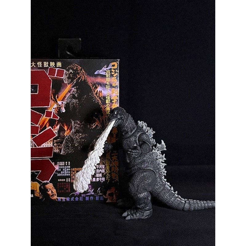 รุ่นคุณภาพสูง NECA 1954 Godzilla Toho ภาพยนตร์สไตล์เดียวกันเคลื่อนย้ายได้รูป Monster ของเล่นเครื่องป