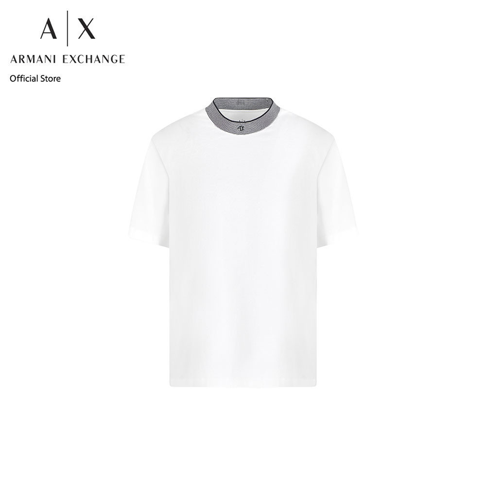 Armani Exchange เสื้อยืดผู้ชาย รุ่น XM000280-AF10361-M0053 - สีออฟไวท์