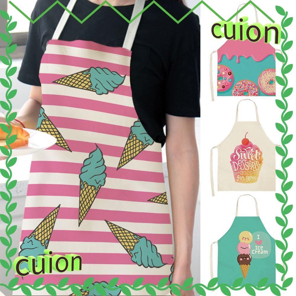 CUION1413 Bibs Cotton Linen Dessert Ice Cream Cooking