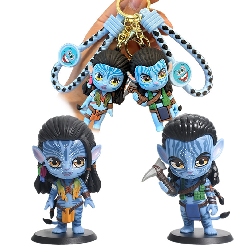 Avatar 3 Action Figure 2 ชิ้น Avatar: Fire และ Ash พวงกุญแจจี้คอลเลกชัน