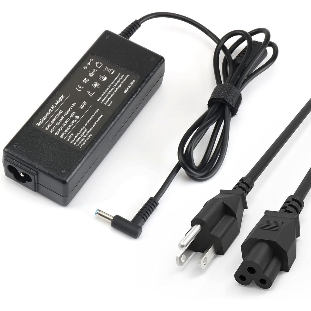 90W 65W Blue Tip HP AC Adapter ที่ชาร์จแล็ปท็อปสําหรับอะแดปเตอร์ hp 90w Smart ac 741727-001 H6Y89AA 