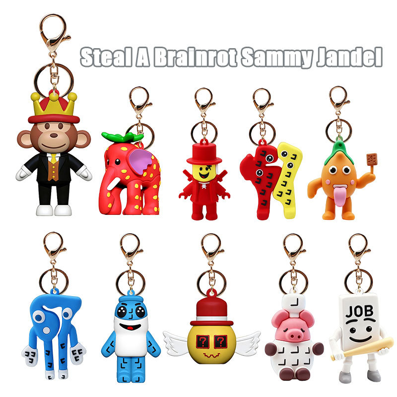 Roblox พวงกุญแจขโมย Brainrot Sammy Jandel ของขวัญวันเกิดสําหรับแฟนเด็กชายและเด็กหญิงเด็กคริสต์มาสของ