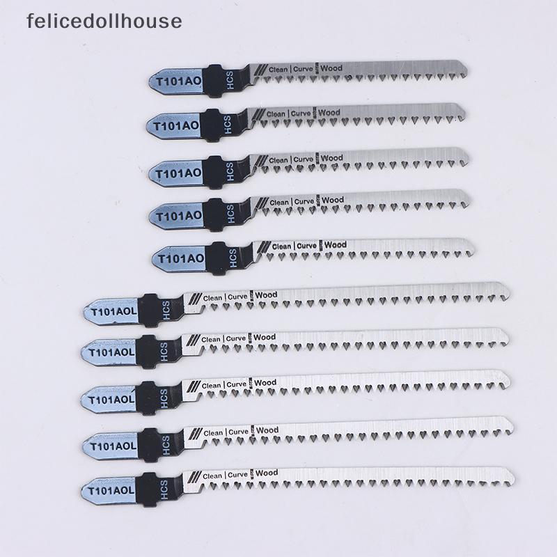 [felicedollhouse] 5 ชิ้น T101AOL T101AO Jig Saw des ชุด 20 Tpi, T-Shank, สําหรับการตัดและทําความสะอา