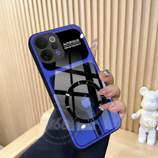 เคส Vivo V70 V60 Case สีไล่เฉด เจ๋ง หรู ระดับสูง กันกระแทกด้วยแม่เหล็ก ฝาครอบกระจกแข็งเหลวสุดหรูสำหรับเด็กผู้ชาย นักเรียน และผู้ชาย