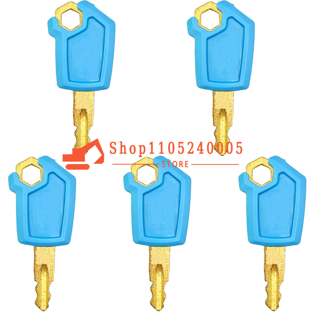 10/5/1pcs ใหม่ 5P8500 Blue จุดระเบิดและประตูล็อคคุณภาพสูง Key สําหรับ Excavator Dazer Loader 5P8500