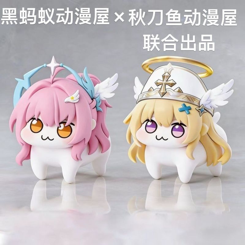小爱宝doro使小菲宝doro手办摆玩具礼物菲比小小救世主爱弥斯5/18 Little Love Baby Doro, Little Phoebe Baby figure toy gift, Phoe