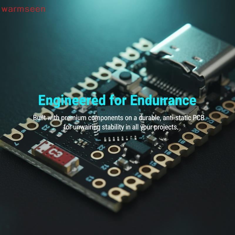 (อบอุ่น) 1PC ESP32 C6 SuperMini บอร์ดพัฒนาประสิทธิภาพสูง Microcontroller สําหรับ Home Automation IoT Node สีแดงและระบบควบคุมอัจฉริยะ