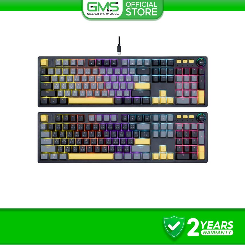 [ประกัน 2 ปี] EGA TYPE CMK12 คีย์บอร์ดเกมมิ่งขนาด100% Hot-Swappable 3 Pin Mechanical Mini RGB