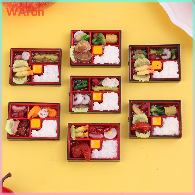 [WAron] 1:12 Dollhouse Japan Fast Food Box Saker rice Food Kitchen Decor Toy PH