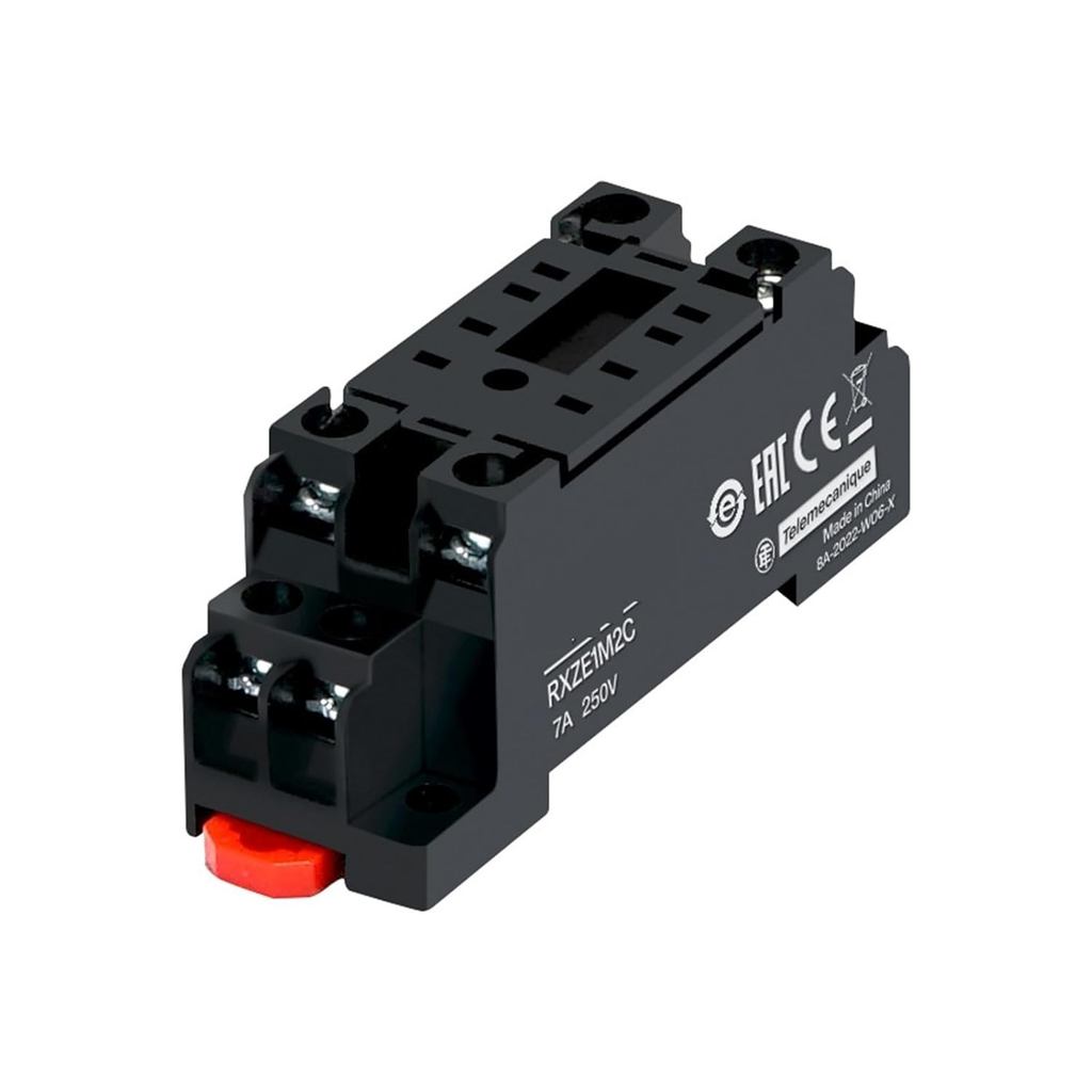 ฐานรีเลย์ RXZE1M2C RXM ซ็อกเก็ตรีเลย์ระดับกลาง 8 พิน 2 เปิด 2 ปิด 250V 7A(ซ็อกเก็ต 8 รู RXZE1M2C)
