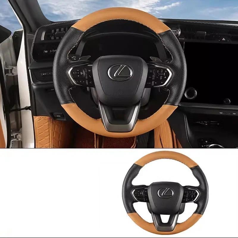 อุปกรณ์เสริมรถยนต์สําหรับ Lexus NX350 NX 250 NX260 NX350h NX450h 2022-2024 Hand-Stitch ด้านข้างเจาะห