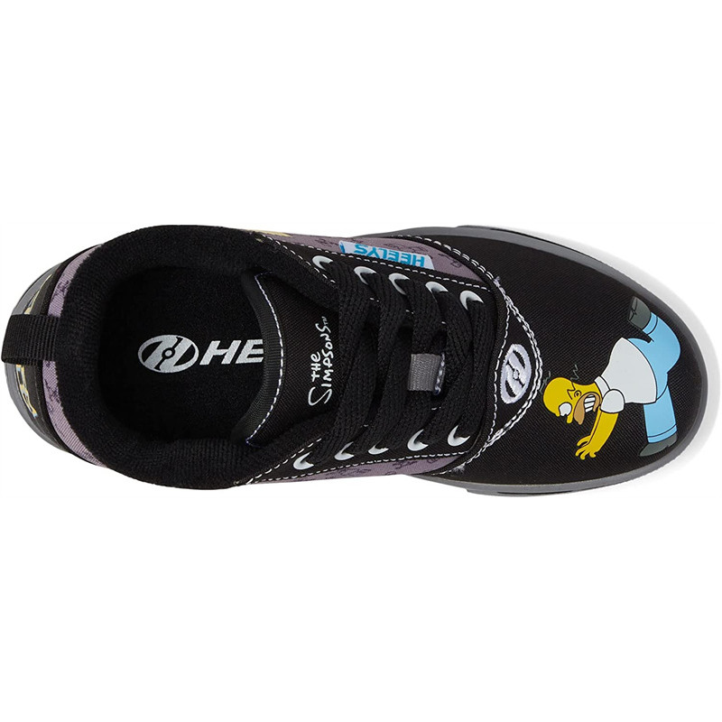 American ของแท้ heelys Walking Shoes Boys Fashion Single Theory Ultra-Light ที่ถอดออกได้ Roller Skat