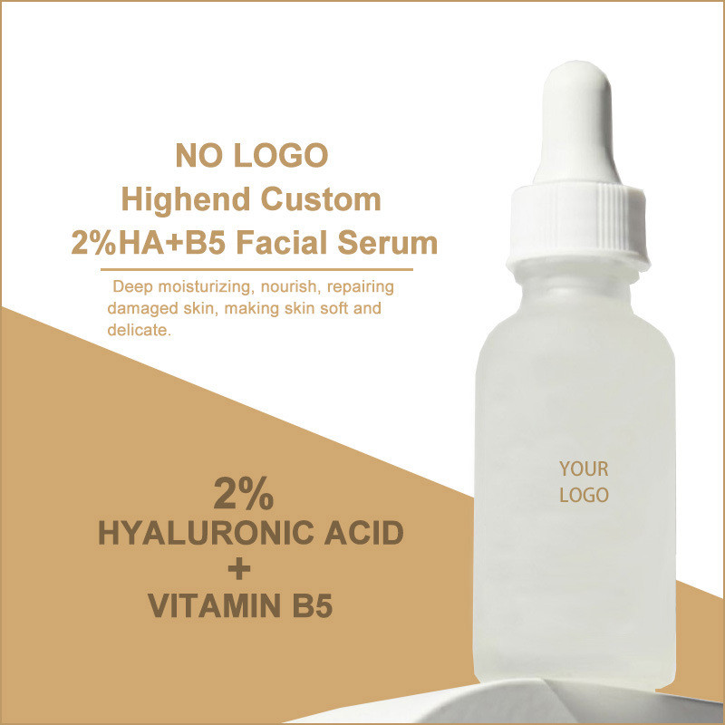 Hydrating Hyaluronic Acid Solution% HA Vitamin B Facial Serum Moisturizing Essence Serum ผิวกระจ่างใ