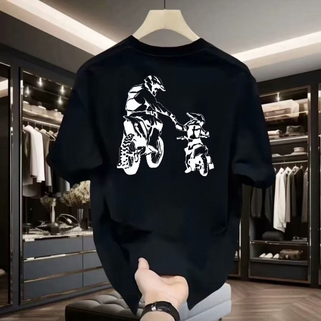 20262025เสื้อยืดแขนสั้นสไตล์ใหม่ผู้ชาย ins Street Wear ยุโรปอเมริกันสไตล์ฮิปฮอปรอบคอ Bottoming เสื้อ