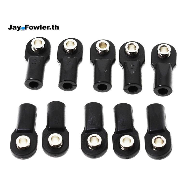 [Jay_Fower] 10 ชิ้นพลาสติก Rod End Link Link Link Link Link Link Link Linkage Balls Joint Head สําหร