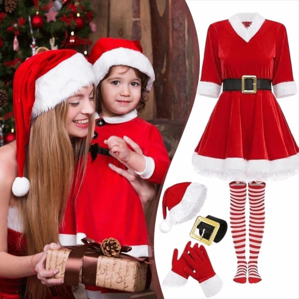 NARCISSUS ชุดแฟนซีแซนตาคลอสสำหรับผู้หญิง ชุดคอสเพลย์คริสต์มาสพร้อมฮูดี้สีแดง ชุดปาร์ตี้เซ็กซี่ - รูปที่ 6