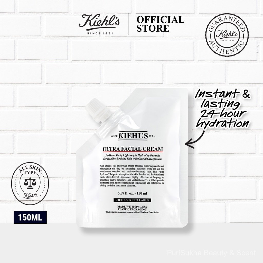Kiehl's Ultra Facial Cream Sustainable Refill Pack (150ml)