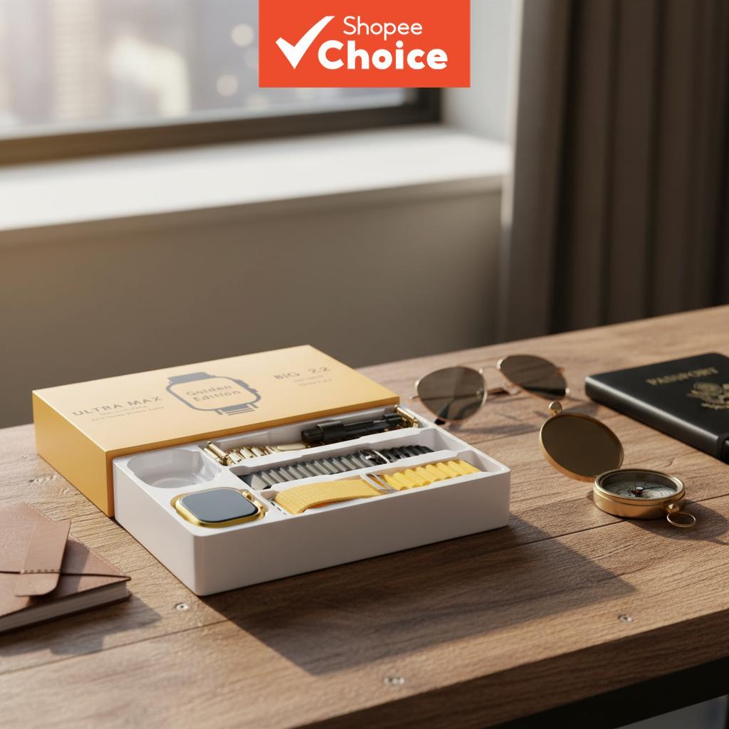 นาฬิกาอัจฉริยะ G9 Ultra Pro Gold ปี 2024 NFC โทรไร้สายบลูทูธ กีฬา สําหรับผู้ชาย ผู้หญิง ทางเลือกแทน 