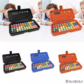 [Dilidili] ลูกปัดที่มีสีสันเกมปริศนาบล็อกตัวต่อพร้อมตัวจับเวลาทักษะมอเตอร์ละเอียด 3D เกมกระดานปริศนาสําหรับชายหญิงเด็กวัยรุ่น 7+