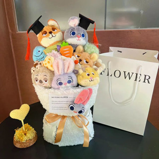 Zootopia Crazy Zootopia การ์ตูน Nick Judy ตุ๊กตาช่อดอกไม้สํา…