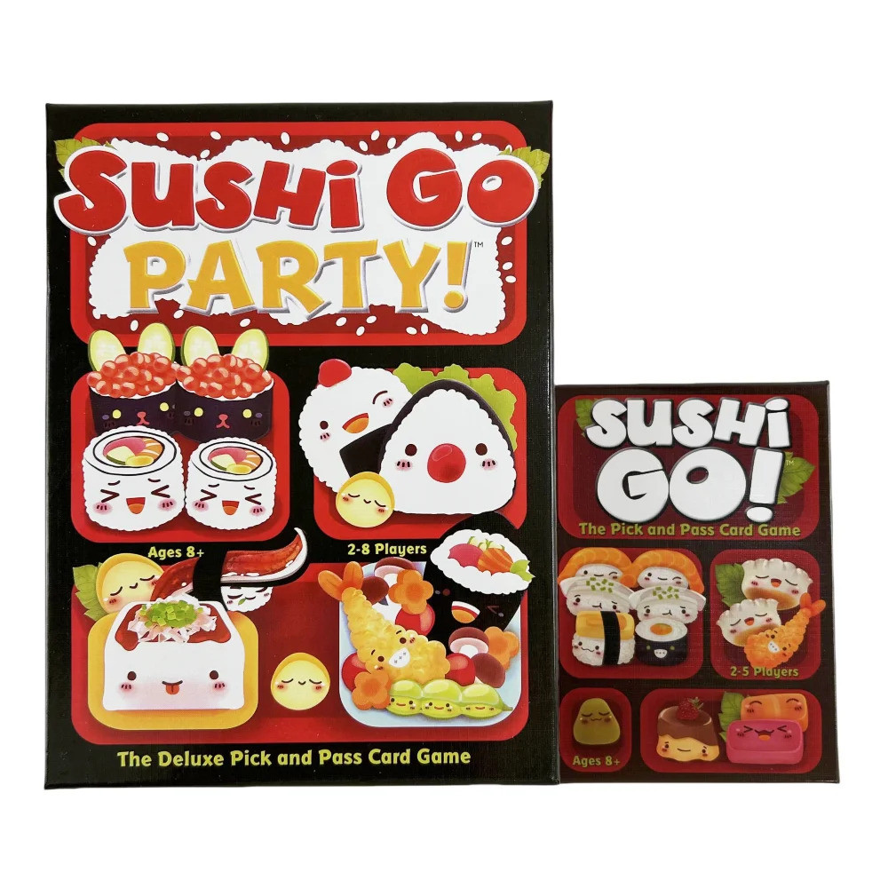 Sushi Go Party Family Gathering การ์ดเกม, การ์ดเกมแสนสนุก, สํารับบอร์ดปาร์ตี้