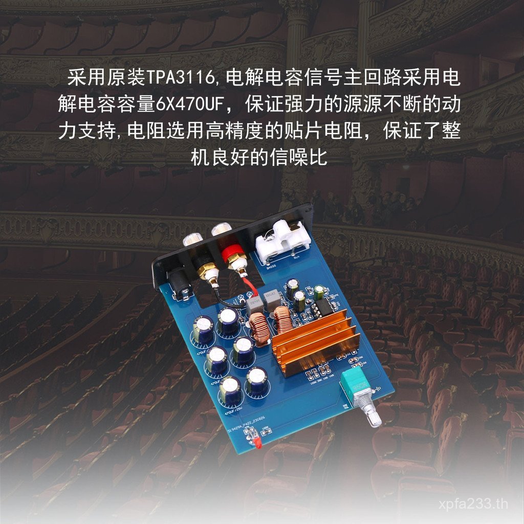 D D100 Flying TPA3116 Mono Class D Digital Cannon Machine Super English MA12070 Bass ในครัวเรือน HiF