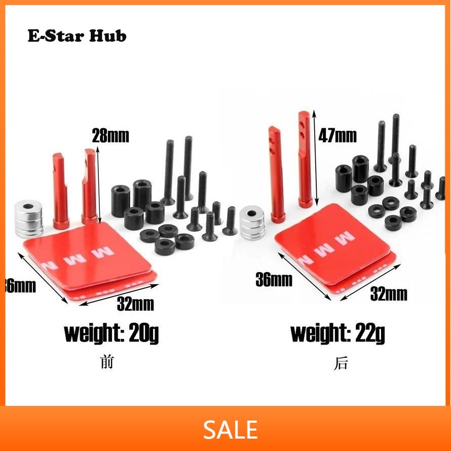 RC รถโพสต์แม่เหล็กที่มองไม่เห็นคงที่สําหรับ 3Racing SAKURA D5S/D5/D5MR YOKOMO YD-2/YD2 MST RC รถอะไห