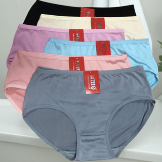 กางเกงในเอวสูงหญิง คละสี 10 ตัว ผ้านุ่ม ระบายอากาศดี ไม่อับช…