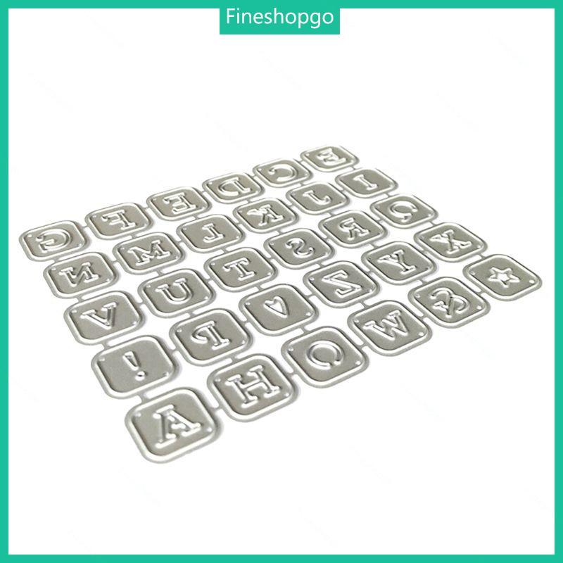 Alphabet Letters Metal Cutting Dies Stencil Scrapbooking DIY Album Stamp Paper