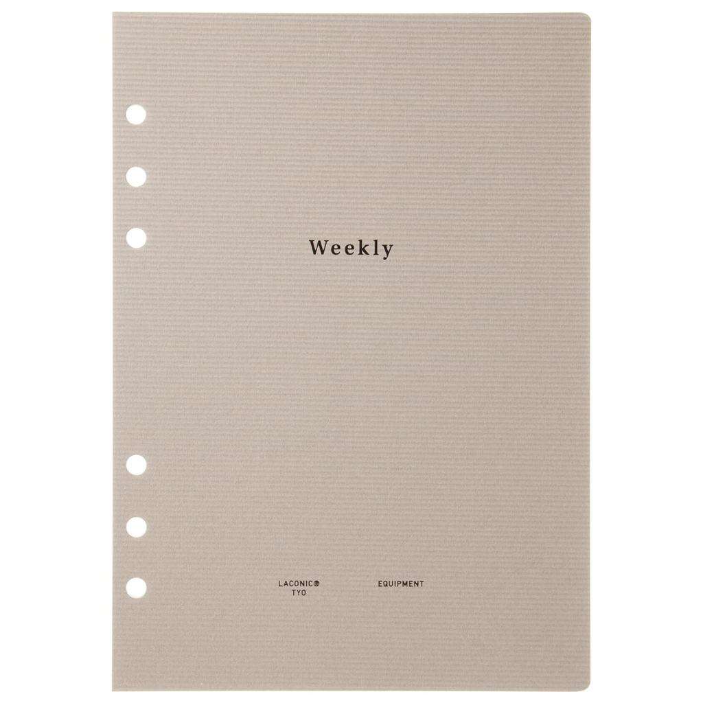 Laconic A5 Weekly Planner Refill Date-Free Style Note LGF22-45, Japan Craft, DIY, Sewing, Knitting, 