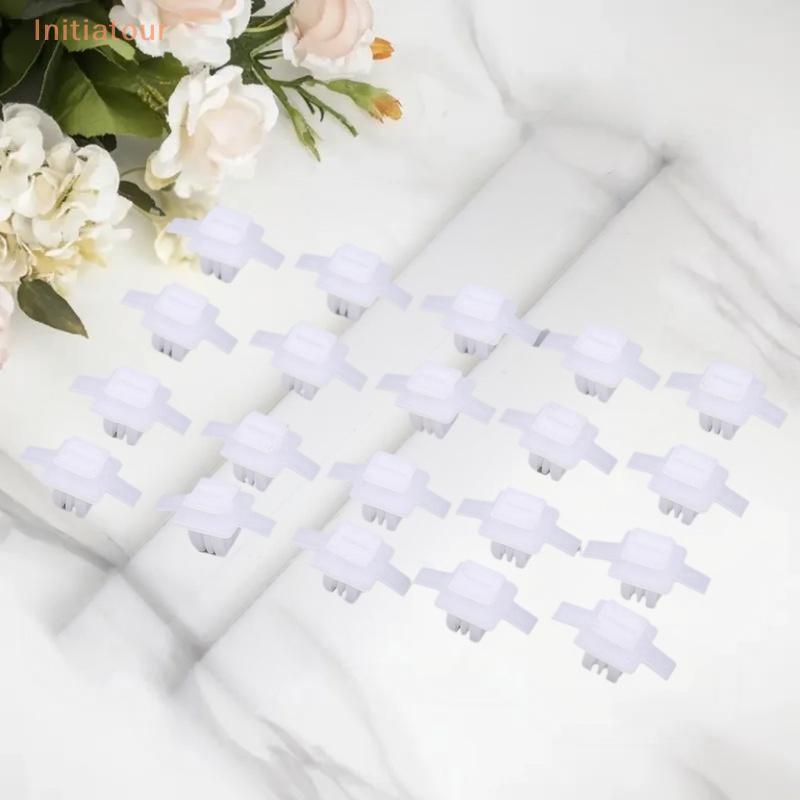 [Initiatour] 20PCS ด้านข้างกระโปรง Sill Moulding ฝาครอบล้อ Arch Flare Trim Moulding คลิปสําหรับ CR-V