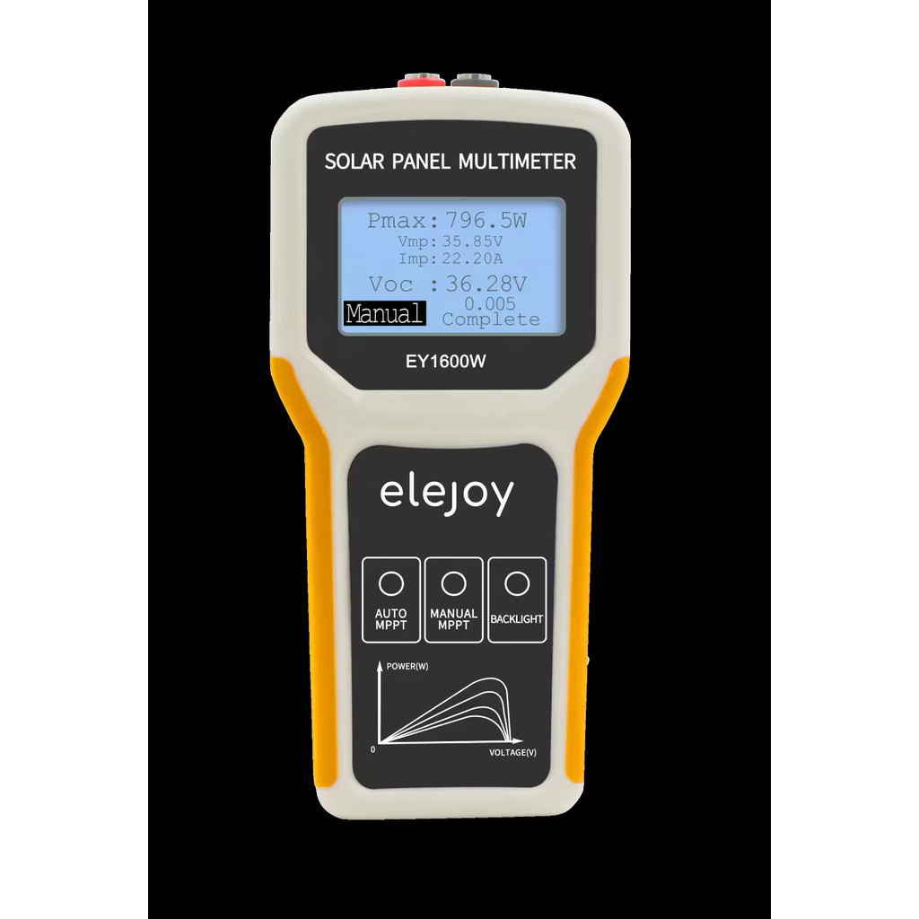 Ziyao 2026 EY1600W LCD MPPT แผงพลังงานแสงอาทิตย์มัลติมิเตอร์เครื่องทดสอบกระแสอัจฉริยะเครื่องทดสอบแรง