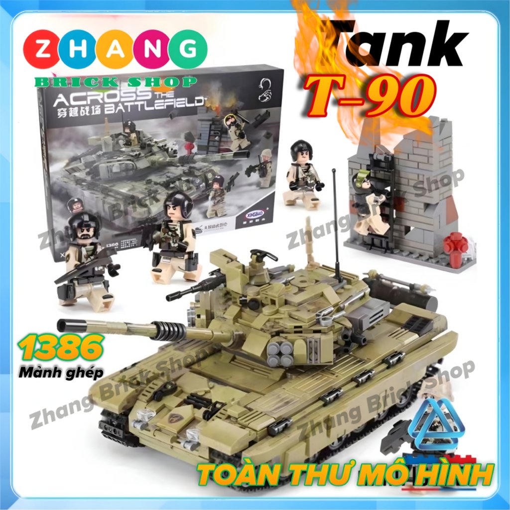 T90 Tank Scorpio Decepticon Tank Army Tiger Minifigures Xingbao XB06015