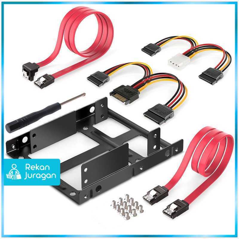 Enclosure External HDD / SSD 2.5 นิ้วถึง 3.5 นิ้ว 2 Bay - SCM02