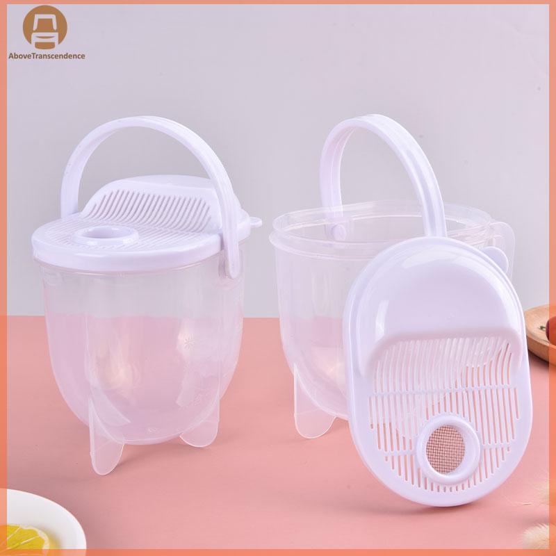 ABOVE 1 ชิ้นครัวสะดวกทําความสะอาดพลาสติกล้างอย่างรวดเร็วอุปกรณ์ข้าวซักผ้าข้าว TH