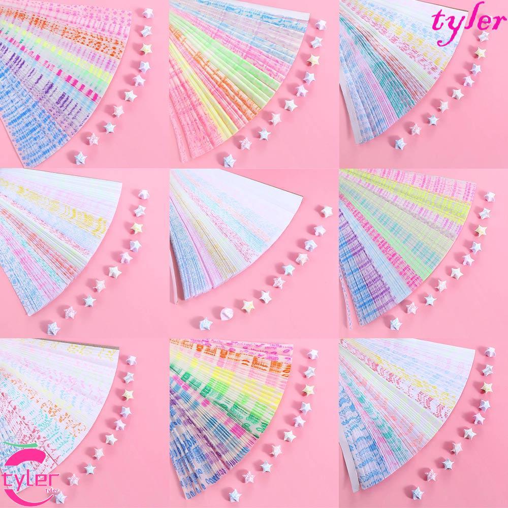 TYLER Stars Paper Creative 2023 Glitter Luminous Lucky Craft Paper