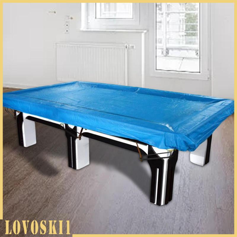 [Lovoski1] 7/8/9/10/12ft Pool Table Cover PVC กันน้ํากันฝุ่น Drawstring Billiard
