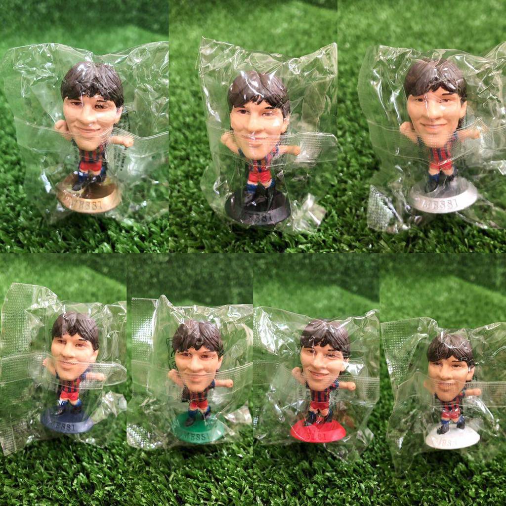 MicroStars Barcelona Messi Football Doll ตุ๊กตา Ball Star Figure Model Home (กระเป๋าเดิม)