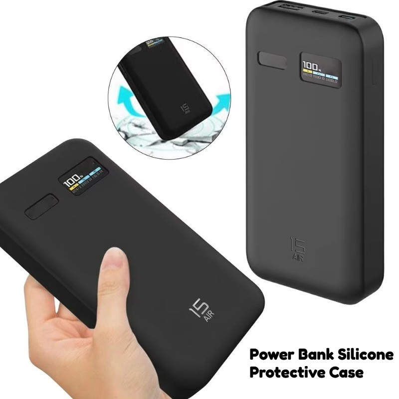 สําหรับ CUKTECH No.15 AIR 15000mAh 100W Ultra Thin ซิลิโคนนุ่มสําหรับ CUKTECH No.15 Air Drop ทนแบบพก