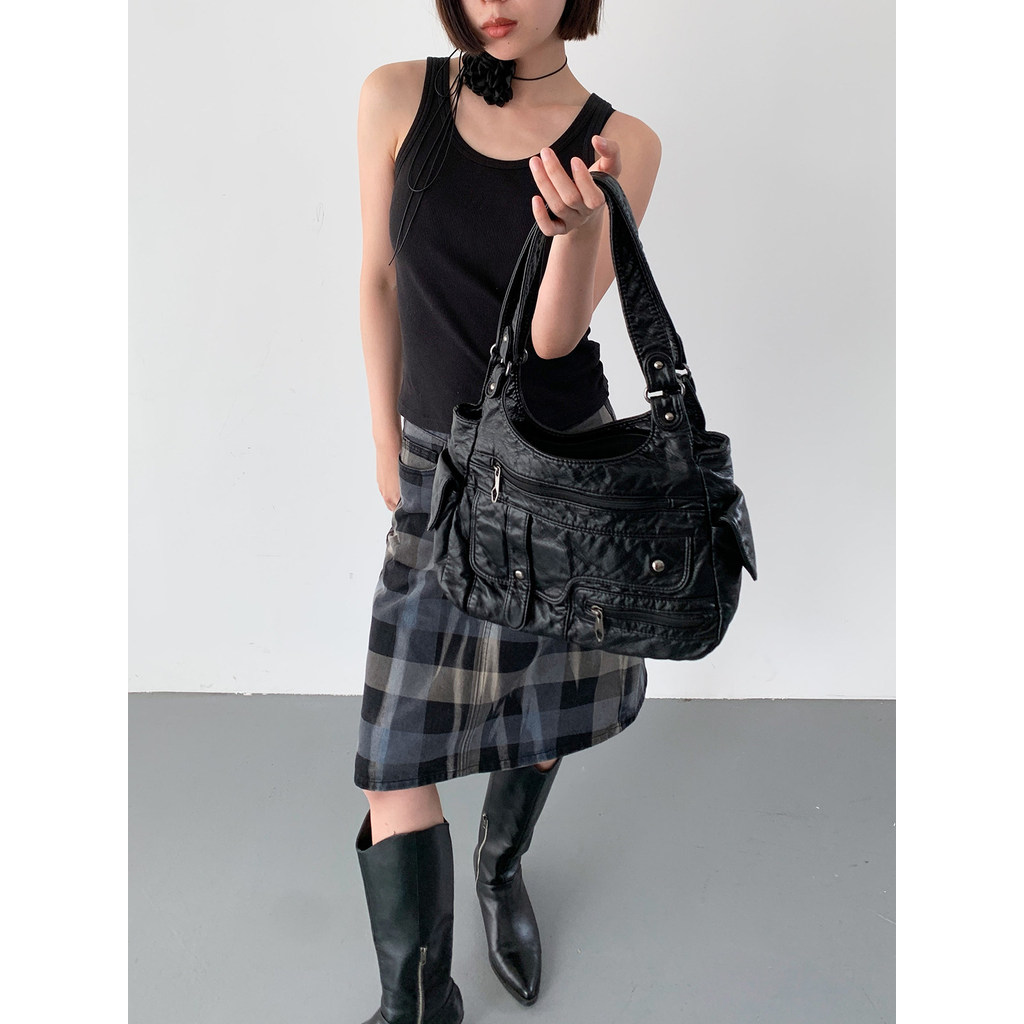 BINGBONG|Y2k กระเป๋าสะพาย Messenger Bag Retro Bag