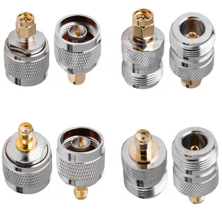 หัวแปลง RF (คลื่นความถี่วิทยุ) ชนิด BNC เพศผู้ เป็น SMA เพศเมีย ชนิด N UHF/TNCQ9 สำหรับวิทยุสื่อสารและสถานีฐานเสาอากาศ