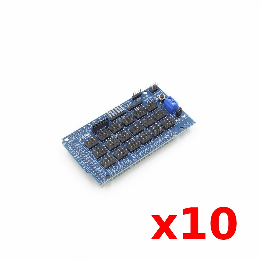 10 Sets – Arduino MEGA2560 MEGA Sensor Shield V1.0 บอร์ดเสริ