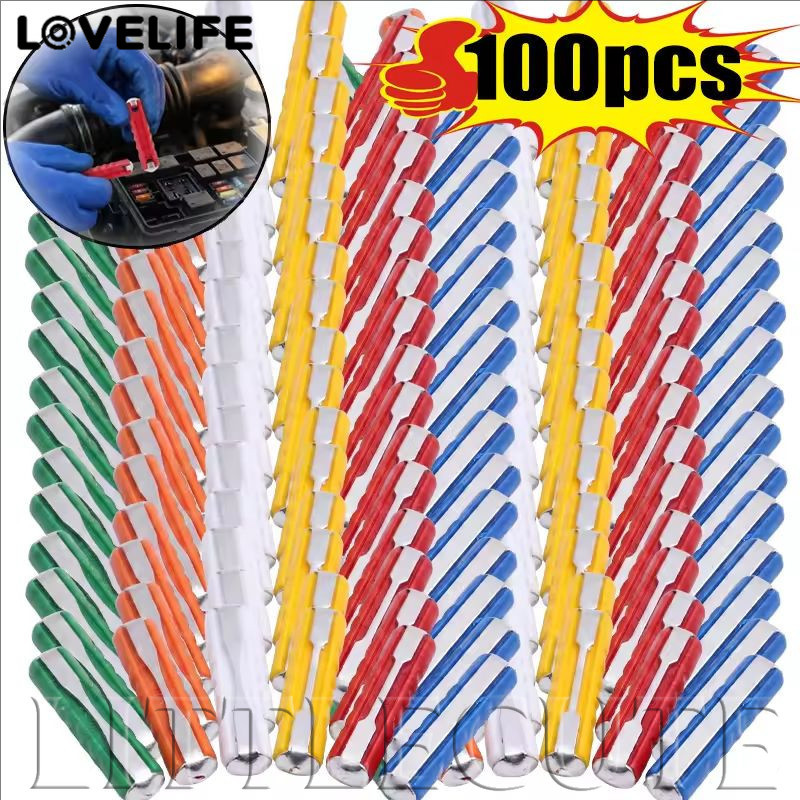 [AUTO & 3C] 20/50/100PCS - ฟิวส์ป้องกันวงจรสั้น 5A-25A Fast Blow Overload Protection ฟิวส์สําหรับ Eastern European Car Auto Truck /ราคาดี