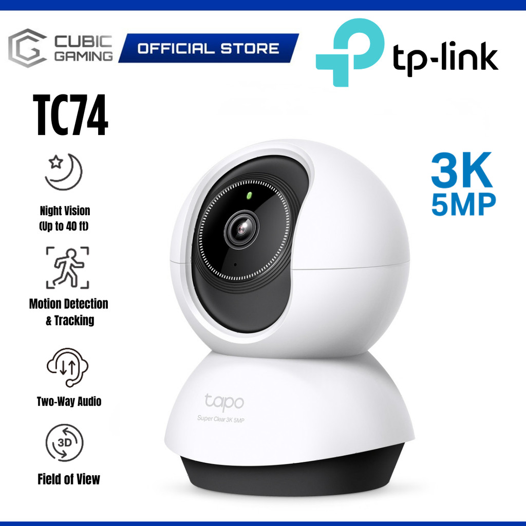TP-LINK Pan/Tilt Indoor Home Security Wi-Fi CCTV Security Camera IP Camera TC70 / TC71 / TC72 / TC74