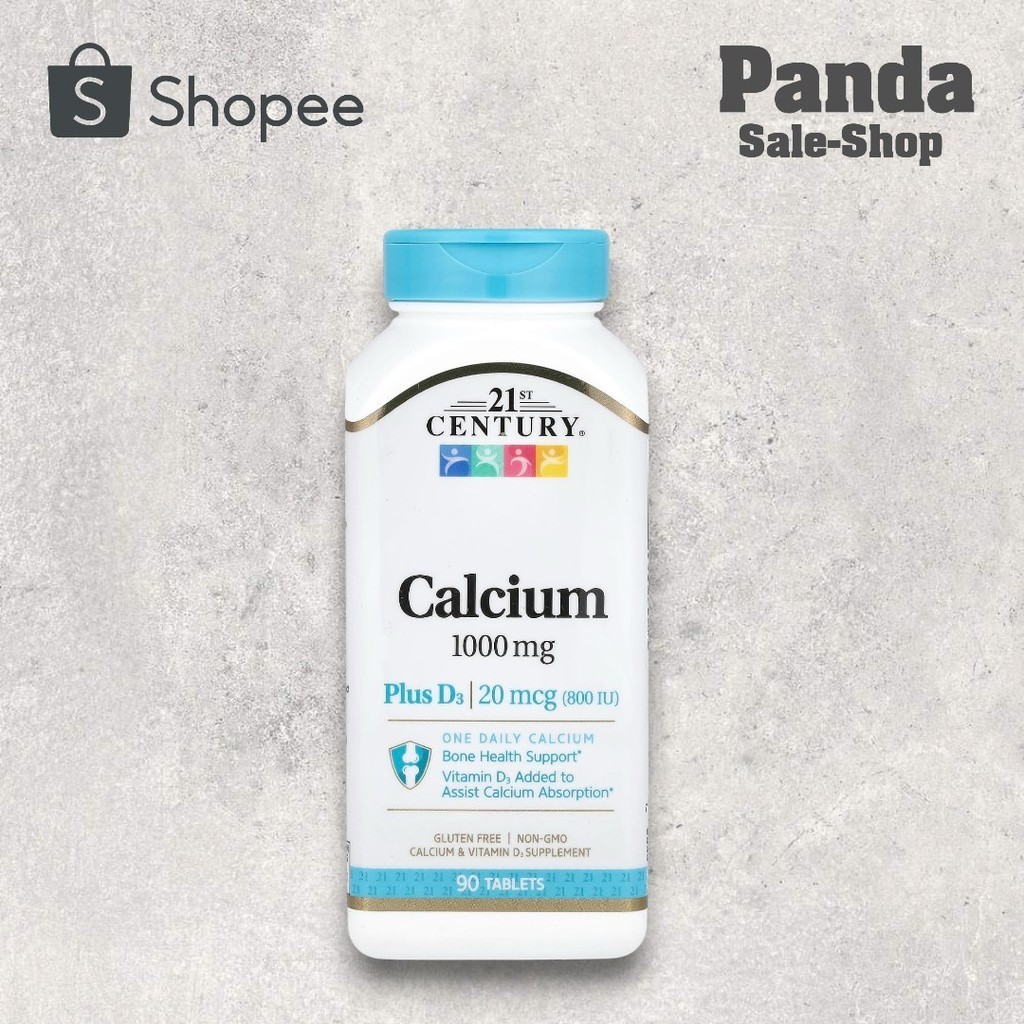 21st Century, Calcium Plus D3, 90 Tablets